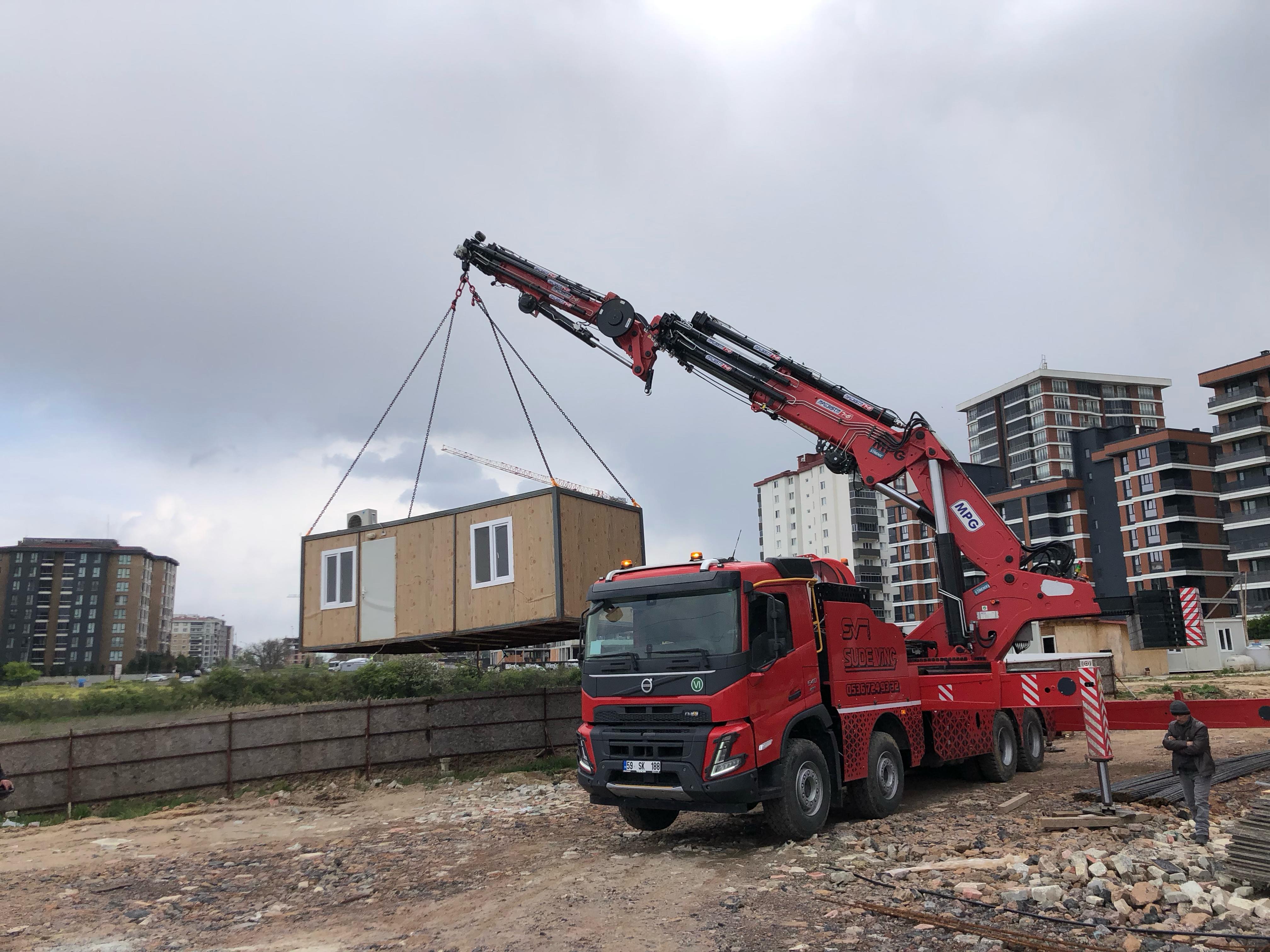 Şantiye Ofis Konteyneri Taşınması